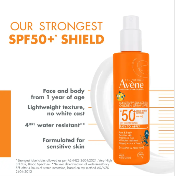 Sun Care  SUNSITIVE® SUNSCREEN CHILDREN SPRAY SPF 50+